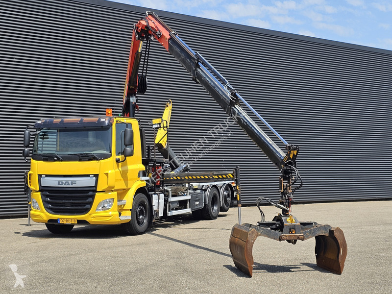 Kamion DAF 330 6x2-4 / PALFINGER CRANE + HOOKLIFT