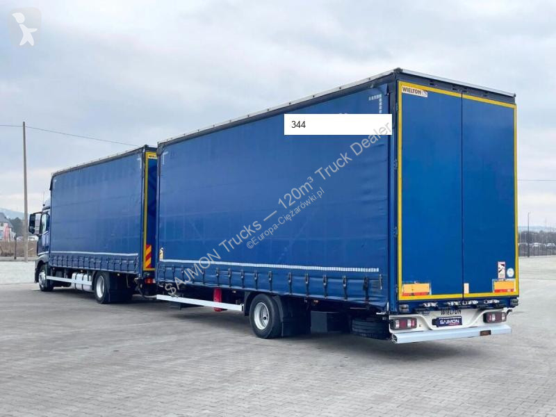 Lastbil med släp Mercedes ACTROS 1830 / ZESTAW...