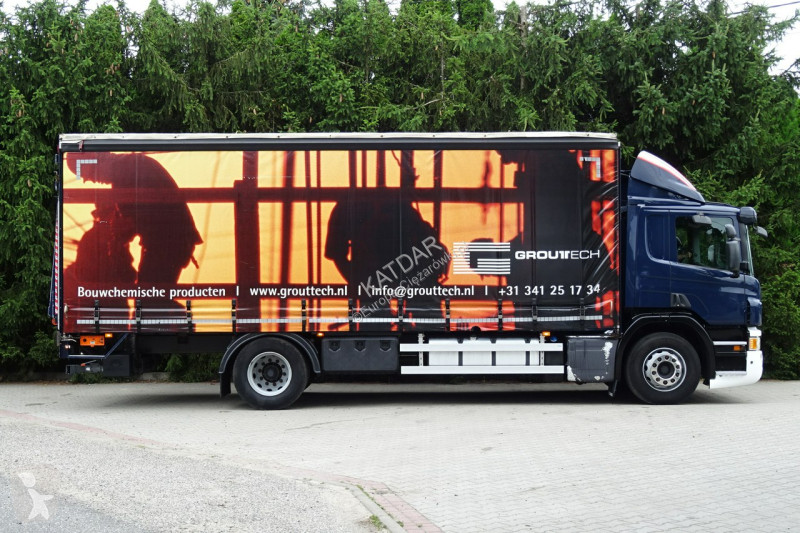 Kamion Scania P250 Euro 6 Firanka winda klapa...
