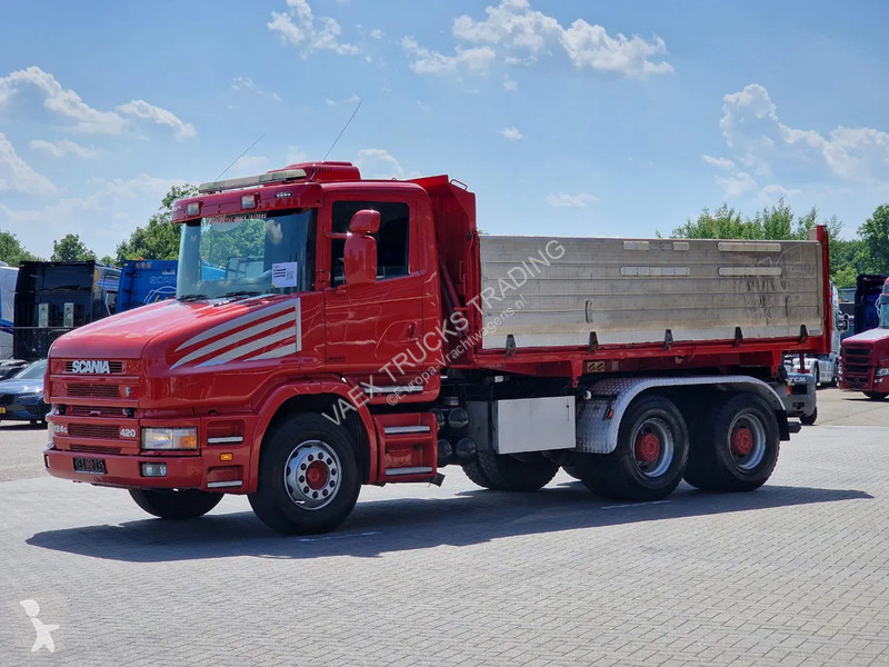 Camion Scania T124-420 6x4 - Tipper - Retarder...