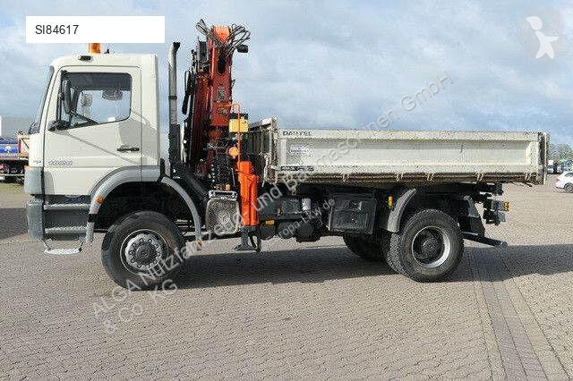 Kamion Mercedes 1828 4x4, Atlas AK 105.1, Funk,...