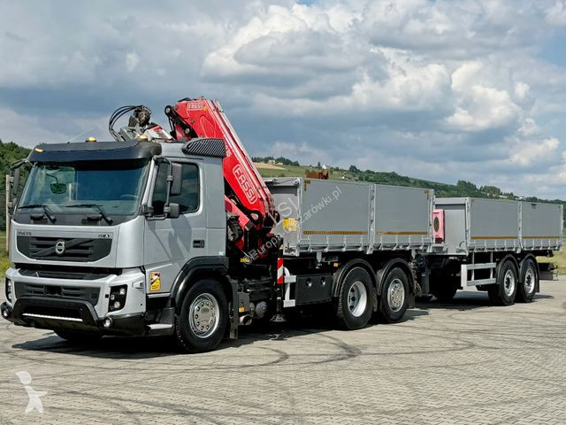Lastbil med släp Volvo FMX 420* FASSI F275.2.25...