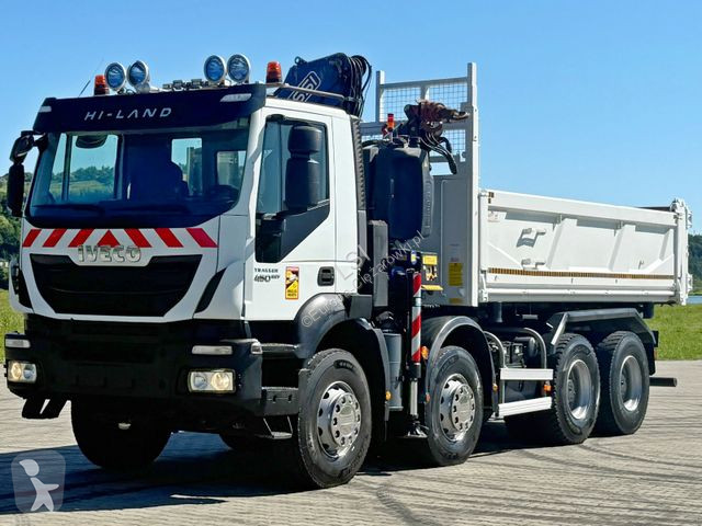 Camião Iveco TRAKKER 450 * FASSI F215A.0.22 +...