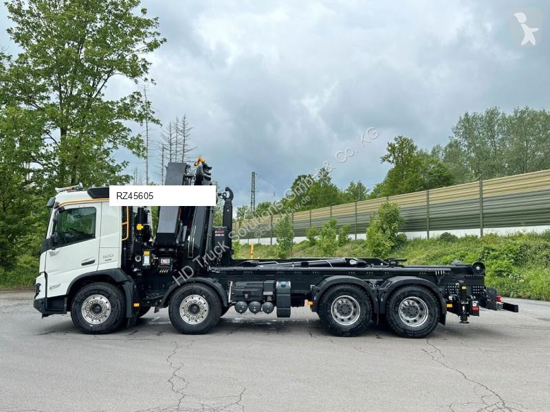 Camion Volvo FMX 500 8x4 Abrollkipper + Kran...