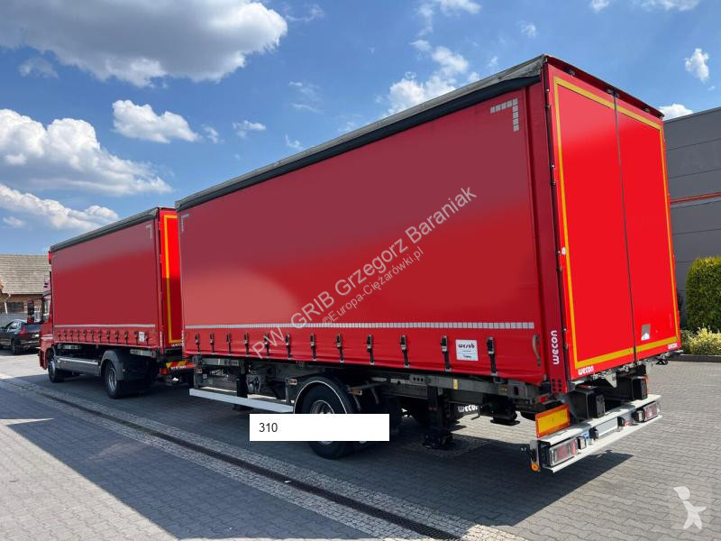 Lastbil med släp Mercedes ATEGO 1227 BDF...