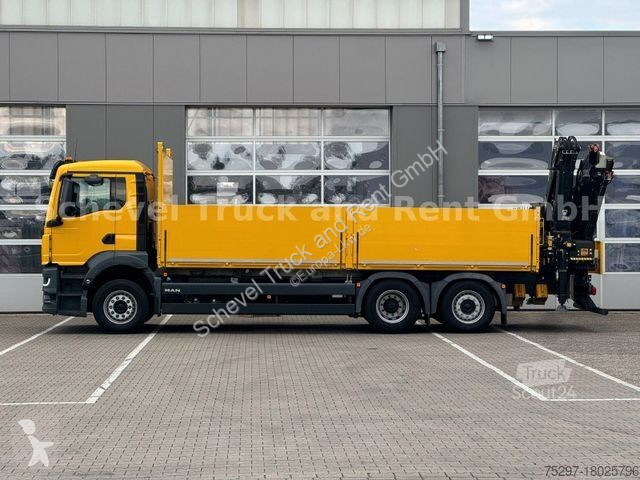 Lastbil MAN TGS 26.430 6x2-4 Pritsche mit FASSI...