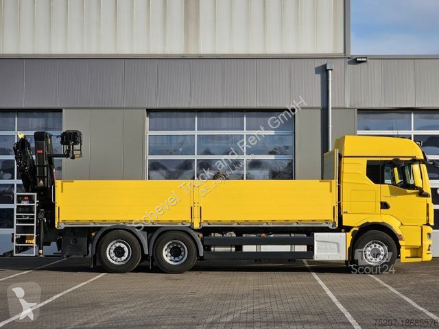 Lastbil MAN TGS 26.510 Pritsche + HIAB 228 -4...