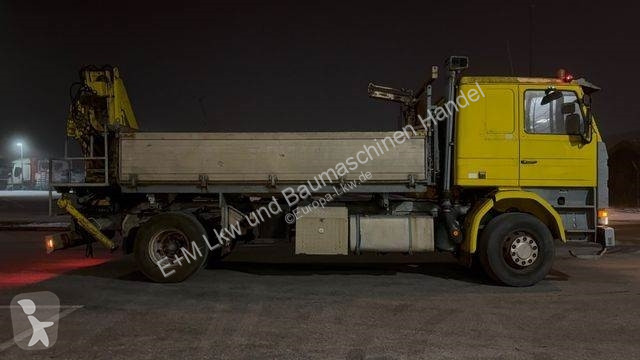 Kamion Scania R 112 M 2 SEITENKIPPER KRAN