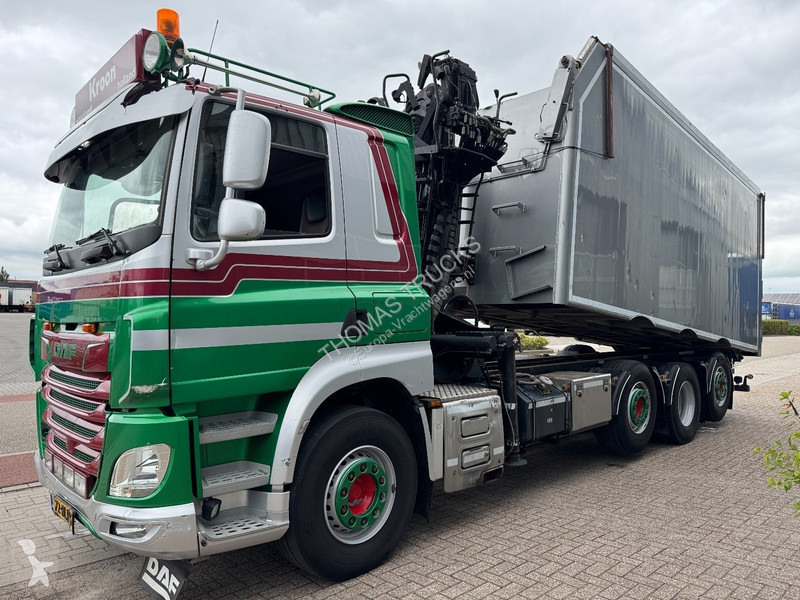 Kamion DAF 530 8x2 Palfinger Epsilon, Alu Kipper