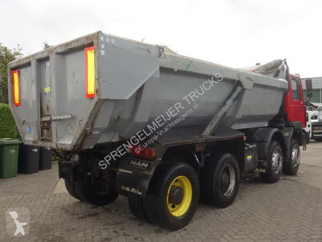 Kamion MAN 410 8x4 kipper,manual feulpomp,steel...