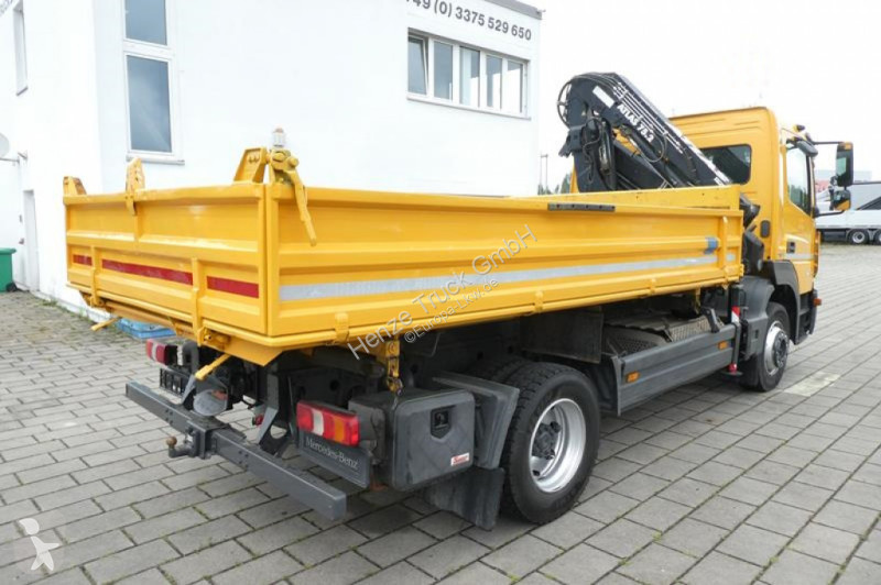 Camion Mercedes Atego 1224 K 2-Achs Kipper Kran...