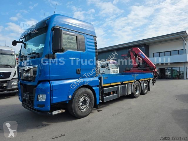 Vrachtwagen MAN TGX / 18m HMF 2120 Kran / 100%...