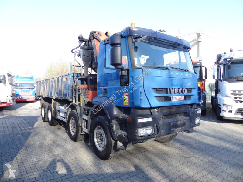 Lastbil Iveco AD340T41 8X4 Kipper Kran...