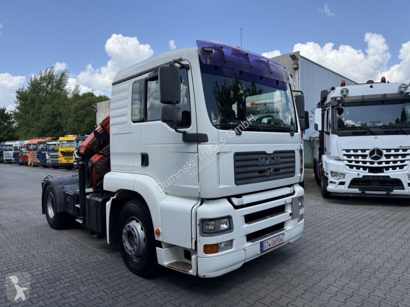 Lastbil MAN TGA 18.430 Kran Palfinger 16502 Jib...