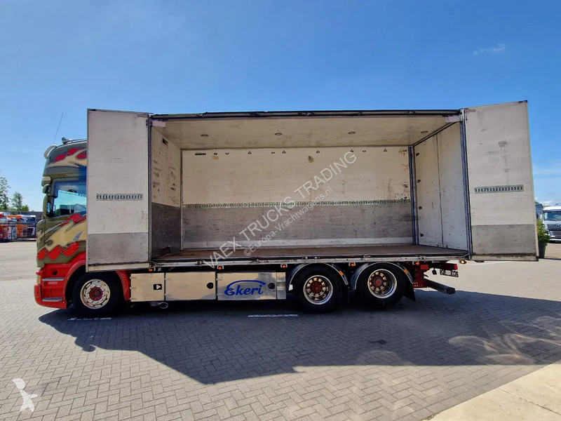 Lastbil Scania 580 V8 Topline 6x2 - Box with...