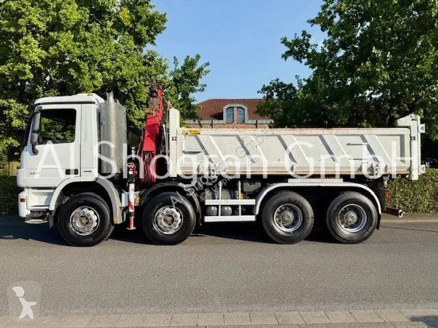 Camion Mercedes 3241 Kipper + Kran HMF 1643 -Z2...