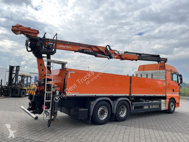 Camion MAN TGX 6x2 Atlas 145.2 Kran Baustoff / AHK