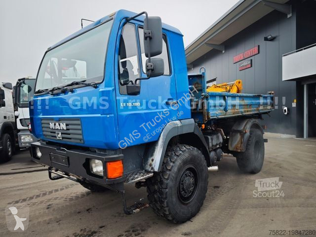 Camion MAN LE 10.180 / 4X4 ALLRAD / German /...