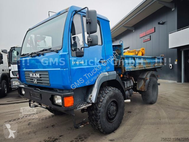 Lastbil MAN LE 10.180 / 4X4 ALLRAD / German /...
