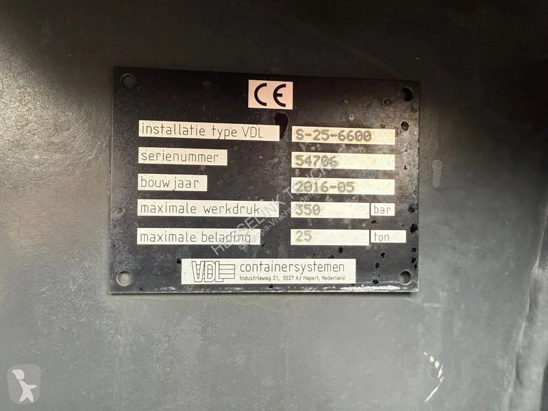 Kamion Volvo FH  6X2 VDL 25T Haakarm Standairco...