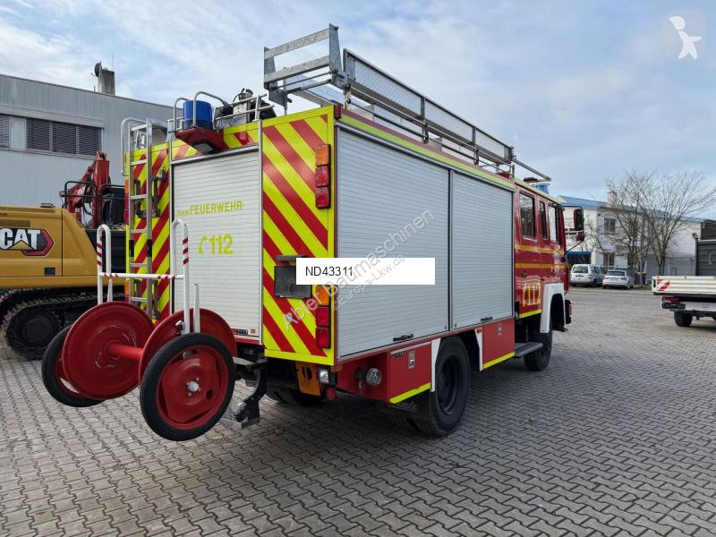 Camion MAN 12.222 LF16 Feuerwehrauto 4x4 Allrad...