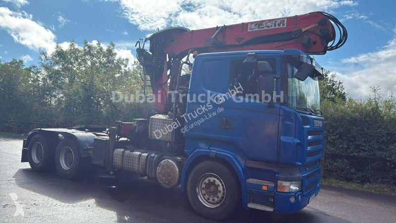 Camion Scania 500 6x4 Holztransporter