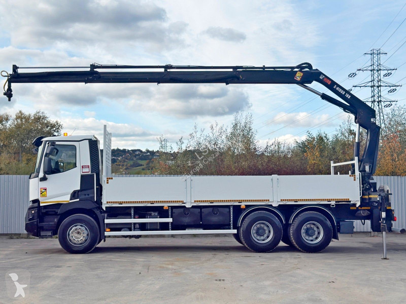 شاحنة Renault C 380* HIAB X-HIDUO 188 B-3/FUNK*6x4