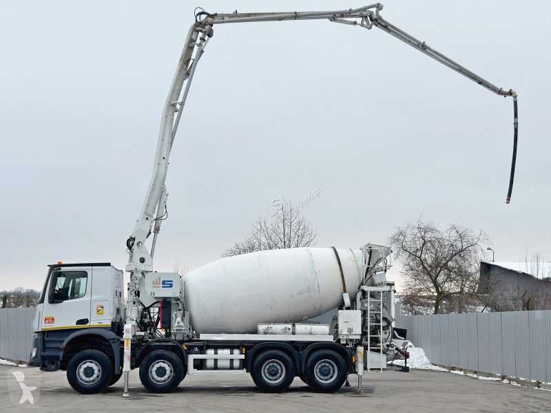 Beton Mercedes AROCS 3743 * Betonpumpe + FUNK *...