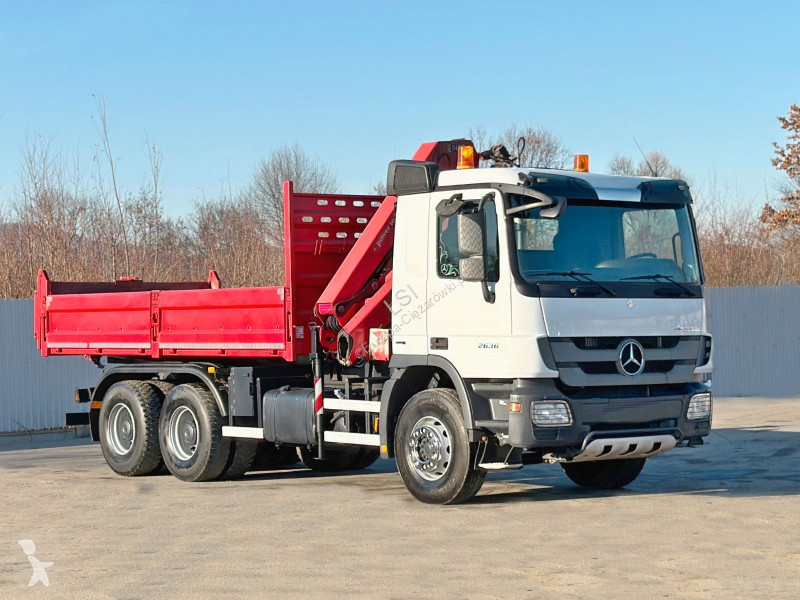 شاحنة Mercedes ACTROS * KIPPER 5,25 + BORDMATIC...