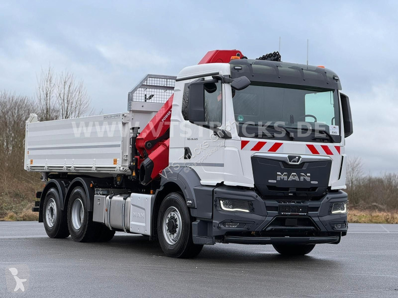 شاحنة MAN 26.520 6x4H-4 BL Meiler + HMF 2320...