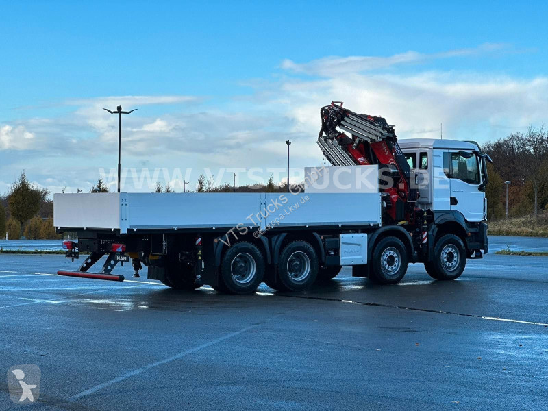 Грузовик MAN 35.470 8x4 Pritsche + FASSI F345RB...