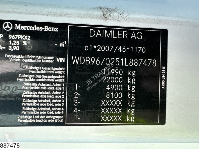 Camion Mercedes 1221 EURO 6, MBB, Carrier Xarios 6