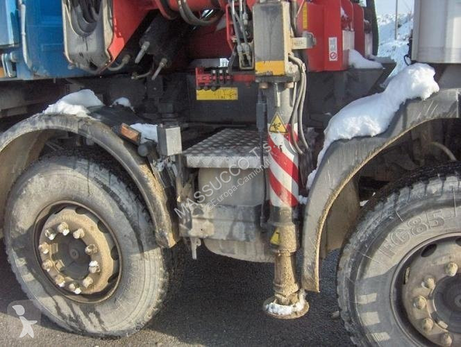 شاحنة Scania P420 con Gru Fassi