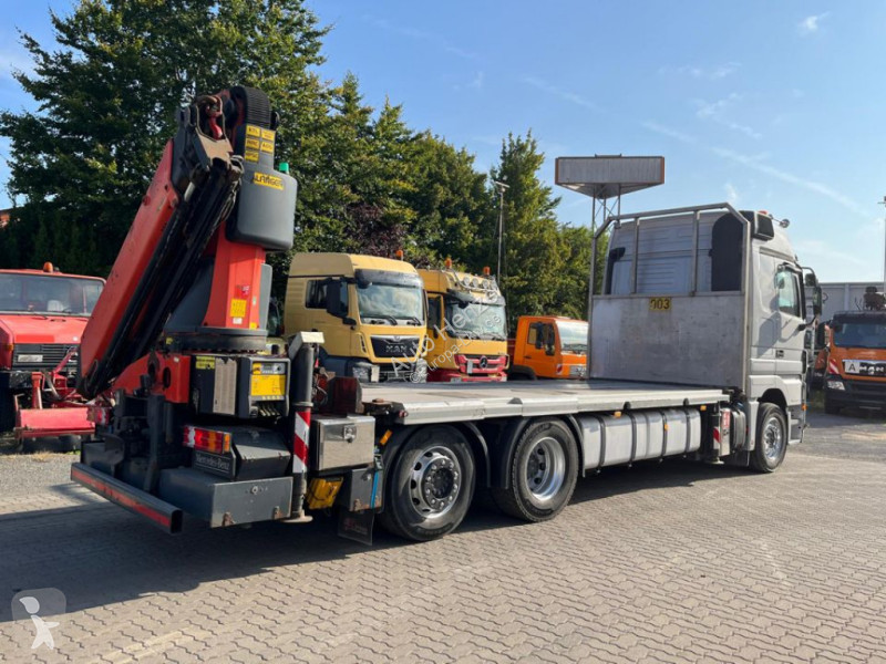 شاحنة Mercedes Actros 2541 Pritsche Heckkran...