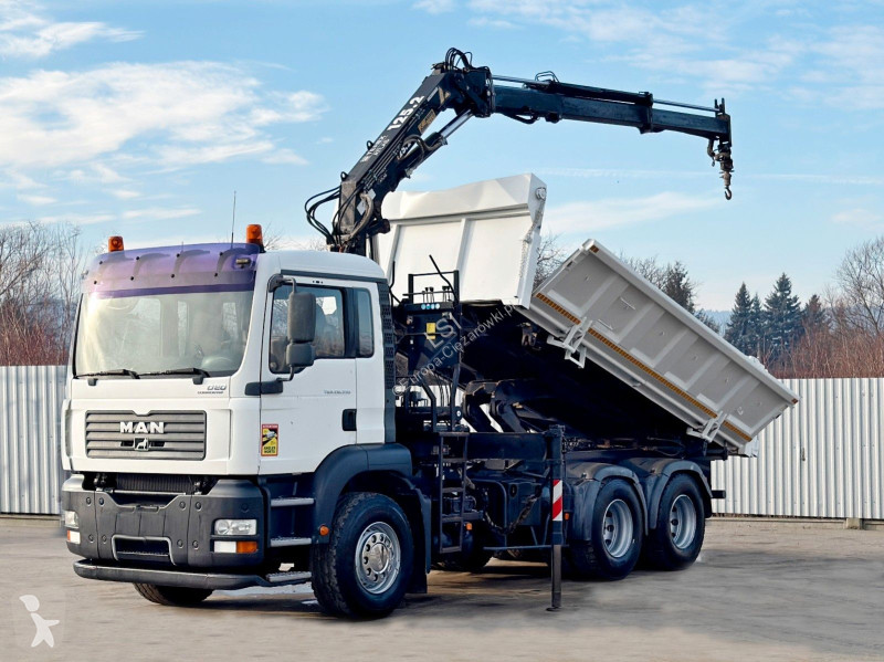 شاحنة MAN 26.350 * KIPPER 4,90m + TEREX ATLAS *...
