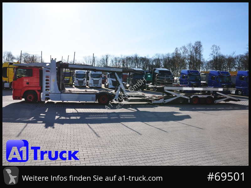 شاحنة MAN 18.400 TGX, Autotransporter Kässbohrer,