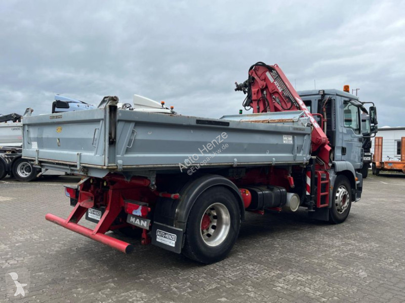 شاحنة MAN TG-M 18.340 4x2  2-Achs Kipper Kran...