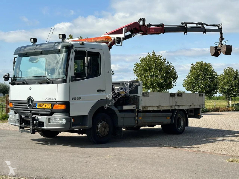 شاحنة Mercedes 1018 KRAAN/CRANE HMF403!!129tkm