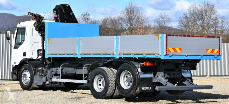 شاحنة Renault 320 *KIPPER 6,30m+HIAB 122B-2 DUO