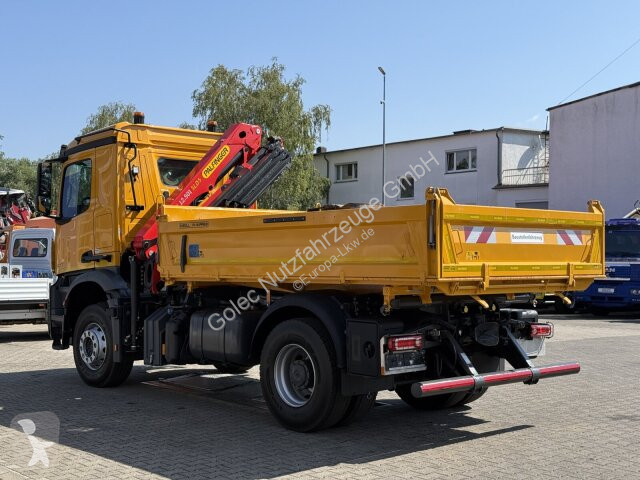 Camion Mercedes AROCS 1843 4x2 Kipper Kran...