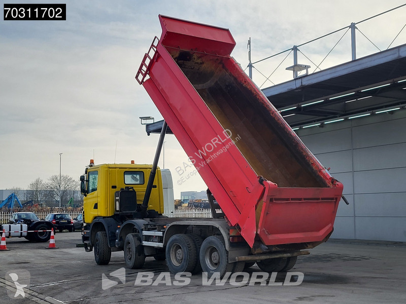شاحنة Scania 420  8X6 8x6 18m3 KH Kipper Steel...