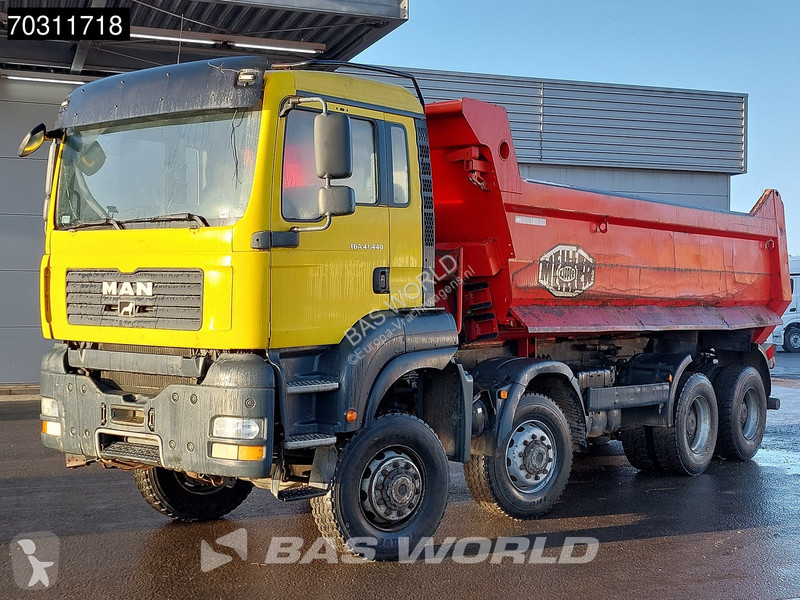 شاحنة MAN 41.440  8X8 8x8 18m3 Meiller tipper...