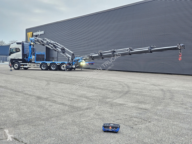 شاحنة Volvo 750 8x4 / RETARDER / FASSI 71 TM + JIB