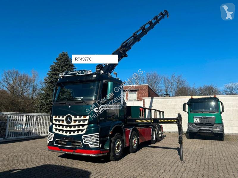 شاحنة Mercedes 3253 + HIAB 302 Kran 8x2-4 HAD...