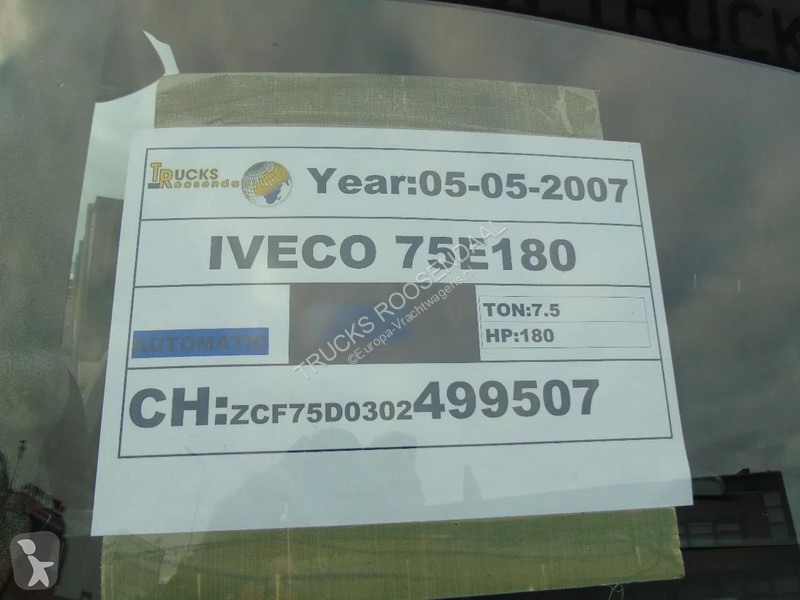 Camion Iveco 75 E 180 GLASWAGEN