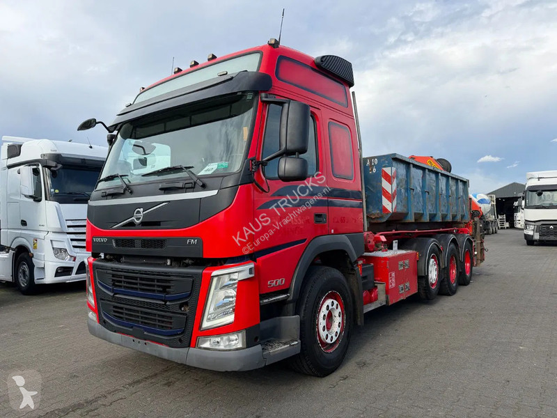 شاحنة Volvo 500 8X2 HMF Containersystem +...