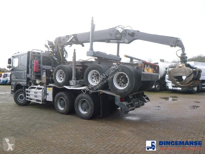 شاحنة DAF 105510 6x4 + Loglift F281S83 crane /...