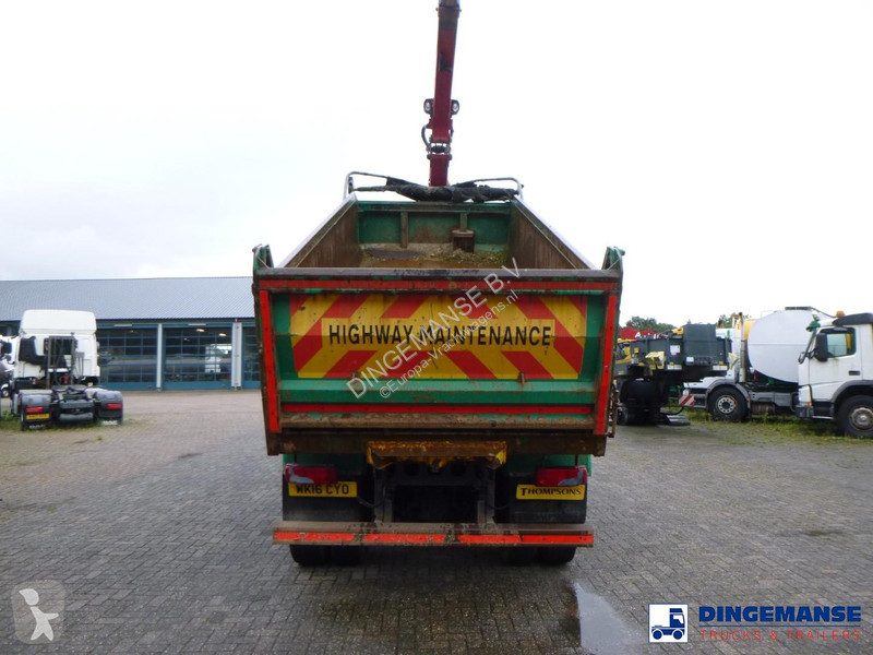 شاحنة MAN 35.400 8X4 RHD tipper + Palfinger...