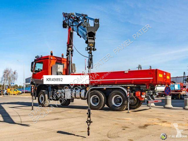 شاحنة Mercedes AROCS 3345 6x6 HMF 3220 Winch...