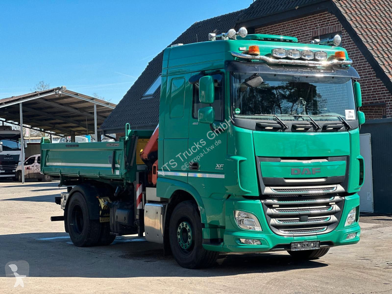 شاحنة DAF FA 4x2 BL MEILLER DSK / ATLAS 126.3LK...